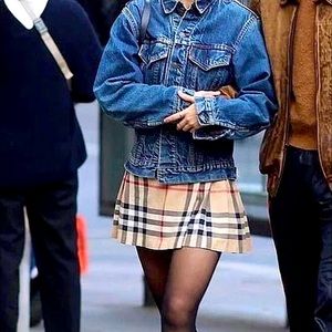 REAL Burberry skirt